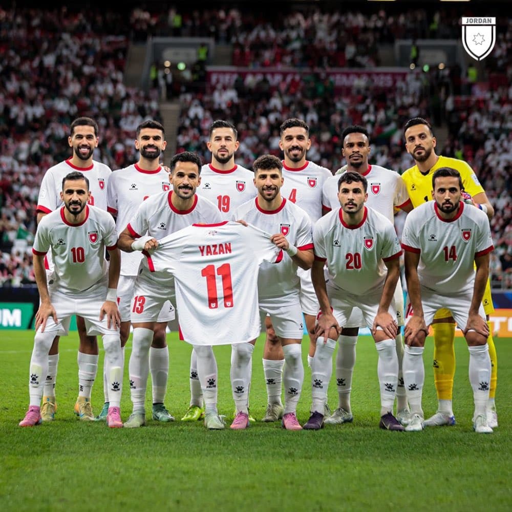 التشكيل الرسمي لمباراة الأردن والنمسا في كأس العالم