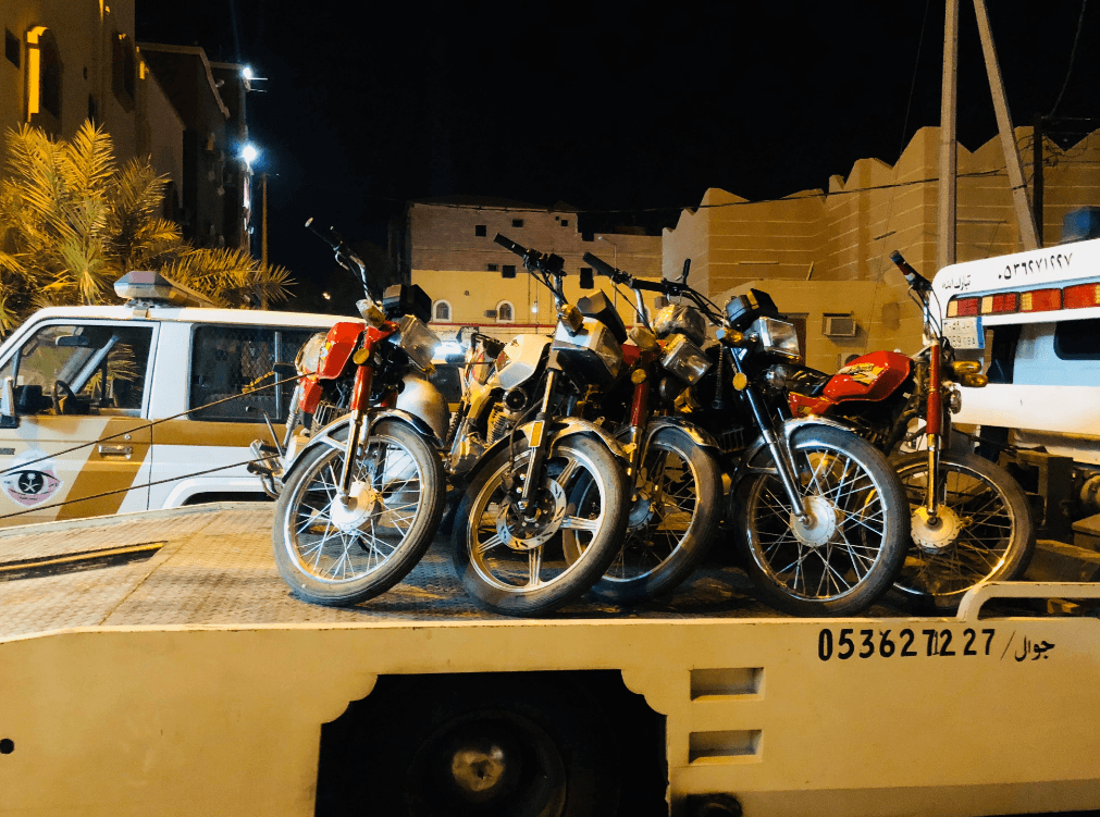ضبط دراجات مخالفة