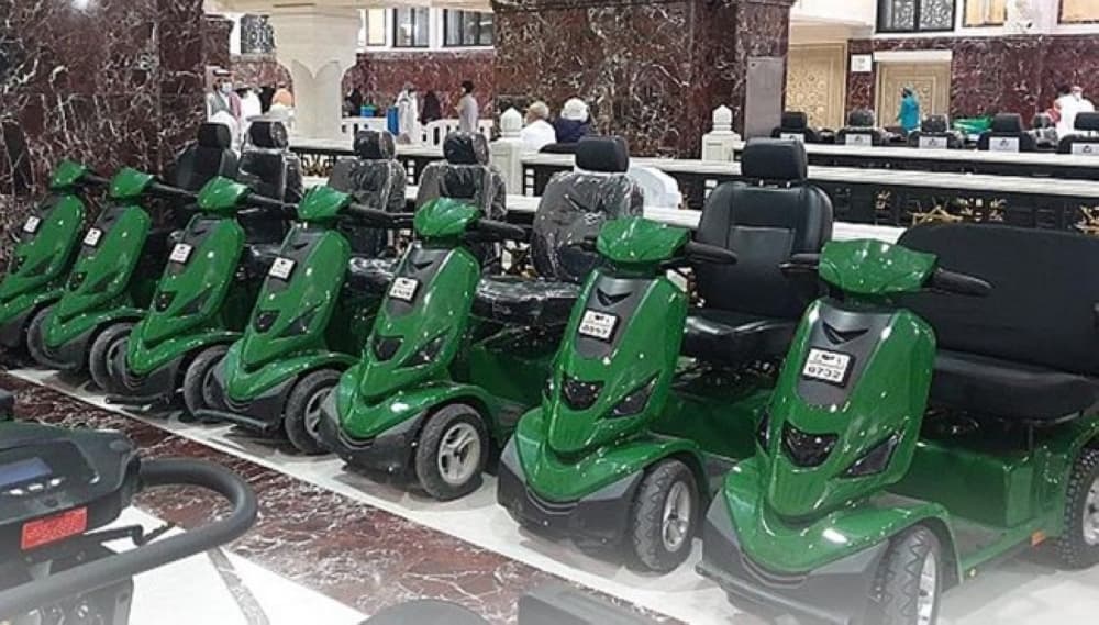برقم جوال خليجي.. طريقة حجز العربات الكهربائية في الحرم عبر المنصة الموحدة