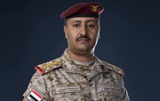 الناطق الرسمي للقوات المسلحة اليمنية العقيد ماجد النزيلي
