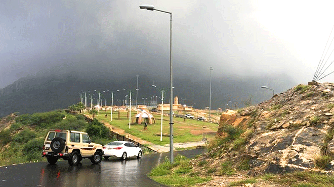 جازان تسجل أعلى كمية هطول أمطار بـ33.7 ملم